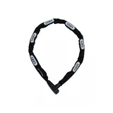ABUS Kettenschloss CityChain 6800 - Fahrradschloss aus gehärtetem Stahl - mit Textilschlauch und praktischem Wendeschlüssel - ABUS-Sicherheitslevel 5 - 110 cm