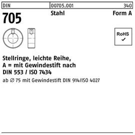 Reyher Stellring DIN 705 A 110 x 160 x 25 mm 1 Stück