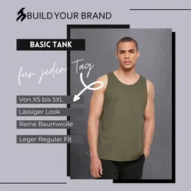 Build Your Brand - Basic Tank Top - Größe XS - 5XL - Charcoal / 5XL