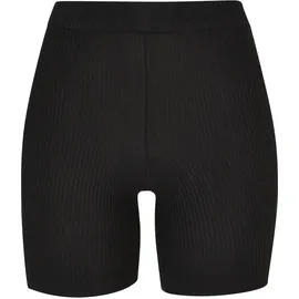 URBAN CLASSICS Rib Knit Kurze Leggings Black 3XL