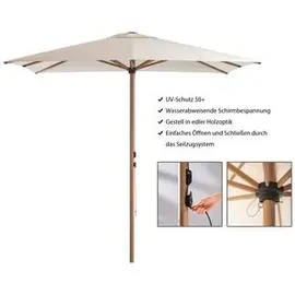 Dehner Santorini Ø 250 cm Braun