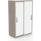 preisbrecher Wäscheschrank >Nano< in Shannon Eiche - 68x105,6x32,9cm (BxHxT)