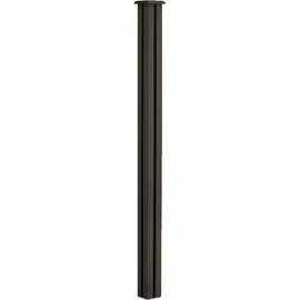 prestige home WPC Sichtschutzzaun Caracas 180 x 900 cm Anthrazit 5 Zaunelemente + 6 Pfosten