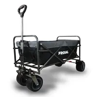 Frosal Bollerwagen Alex schwarz/grau