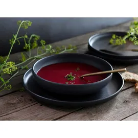 CreaTable Uno Tafelservice 12-tlg. schwarz unifarben