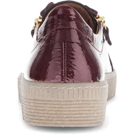 Gabor Sneaker Damen Bordo/Gold 37,5