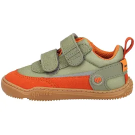 qnuffs Barfußschuh Grau/Orange 23