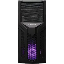 CAPTIVA Gaming-PC "Highend Gaming I77-048", schwarz, ohne Betriebssystem, 32 GB RAM 1000 GB SSD, Computer