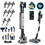 Cecotec Conga Rockstar 11500 Odyssey Station Connected IA Max. 300AW, 800W, Künstliche Intelligenz, App, 110 Min Laufzeit, Auto Entleerungsstation, Flex Rohr, Zubehör-Set