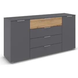 OTTO home Kombikommode 160 x 81 x 42 cm Grau / Eiche