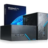 Greed Greed® Nano Pro - High End Mini PC mit Intel i7 10700 - Silent Computer + Micro Desktop Rechner für Büro & Office mit 4,8 GHZ - 32GB DDR4 RAM - 1TB SSD - USB 3.2 - WLAN, inkl Win 11 Pro