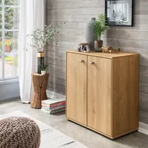 Wiemann Hochkommode "Kiruna", braun (eiche teilmassiv), B:80cm H:86cm T:43cm, Holz teilmassiv, Sideboards, vormontiert
