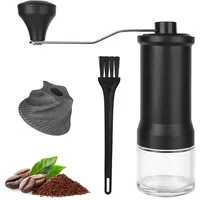 XTDMJ Handkaffeemühle, Verstellbarer Hochpräzisen Keramik-Kegelmahlwerk Manueller Kaffeemühle mit Hochpräzisem für Aeropress, Espresso, Pour Over, French Press und Moka-Kännchen