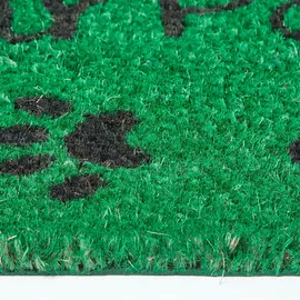 Homescapes Wipe Your Paws 40 x 70 cm Grün