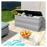 Gartenbox, Auflagenbox 117 x 45 x 56 cm, robustes Polypropylen, 280 L Fassungsvermögen für die Aufbewahrung im Garten und auf der Terrasse