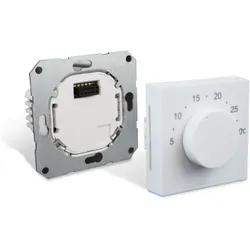 SALUS Raumthermostat BTR230-9010  elektronisch, reinweiß, Schalterprogramm