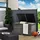 Juskys Auflagenbox Ikaria 145 x 82 x 79 cm Grau-meliert