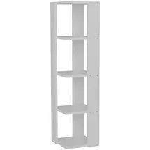 moebel17 Eckregal 31,3 x 120 x 31,3 cm Weiß