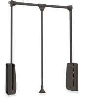 Emuca - Kleiderlift für Schrank, Ausziehbarer Kleiderlift 830-1150mm Breite,