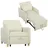 Homcom Schlafsessel 3 in 1 Polyester 74 x 82 x 60 cm Beige