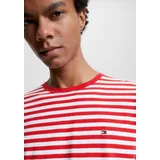 Tommy Hilfiger T-Shirt mit Label-Stitching, Rot, L