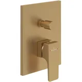 Villeroy & Boch Architectura Square Einhebelmischer, für Wanne & Dusche, TVS12500300076