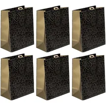 Clairefontaine 6x Archi, Excellia, Geschenktasche L 26,5x14x33 cm Schwarz 32478-2C