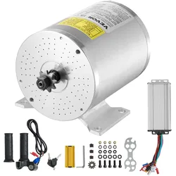 VEVOR 2kW Bürstenloser Gleichstrommotor 48V 4300U/min Elektromotor Controller