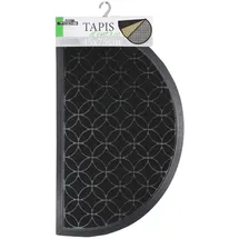 Douceur d'intérieur Tischdecke Centpourcentcoton 45 x 75 cm Schwarz