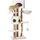 Nobby Loya Kratzbaum 60 x 48 x 151 cm braun/grau