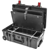 Stier Werkzeugtrolley Premium-Ausführung mit Rollen und Teleskopgriff, mehrfarbig, leer