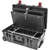 Stier Werkzeugtrolley Premium-Ausführung mit Rollen und Teleskopgriff, mehrfarbig, leer