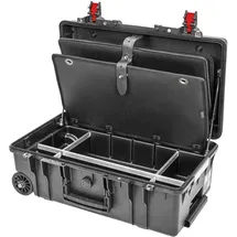 Stier Werkzeugtrolley Premium-Ausführung mit Rollen und Teleskopgriff, mehrfarbig, leer