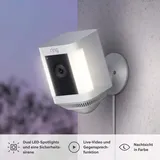 Ring Spotlight Cam Plus weiß, mit Netzstecker (8SH1S2-WEU0)