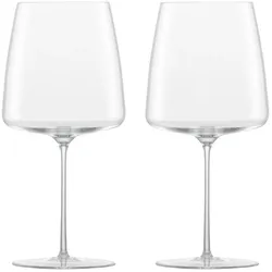 Zwiesel Glas - Simplify Weinglas, samtig & üppig, 740 ml (2er-Set)