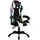 vidaXL Gaming-Stuhl mit RGB LED-Leuchten Weiß und Schwarz
