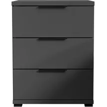 Z2 Nachtschrank SMILLA 2 46 x 61 x 42 cm Schwarz