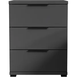 Z2 Nachtschrank SMILLA 2 46 x 61 x 42 cm Schwarz