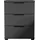 Z2 Nachtschrank SMILLA 2 46 x 61 x 42 cm Schwarz