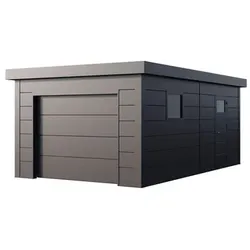 Telluria Garage, BxT: 358 x 628  cm (Außenmaße) - grau