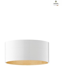 Hufnagel 1-Phasen Schienen-Pendelleuchte CARACAS für MULTICOR-SYSTEM 20, inkl. GU10 8W 3000K, ML platin / weiß / innen Blattgold HUF-67012A-15