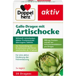 Doppelherz Galle-Dragee mit Artischocke
