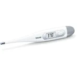 Beurer FT 09 Digital- und Körperthermometer, wasserdicht, LCD-Display mit Messbereich +/- 1 oC, akustisches Signal, ohne Glas, Farbe Weiß