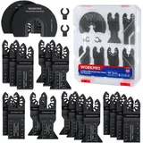 luxuskollektion Oszillierendes Sägeblatt Set 22tlg. ohne Akku + Zubehör