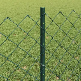 vidaXL Zaun 0,6 x 25 m Grün/Stahl