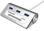SABRENT USB hub 3.2x1, USB Adapter 6 in 1 mit 3 Port USB | CF, SD/microSD kartenleser, USB Verteiler, mehrfach USB verlängerung für MacBook, MacBook Air, Mac Mini, oder jeder PC (HB-MACR)