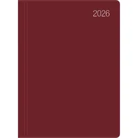 Zettler Taschenkalender bordeaux 2026 - Bürokalender 10,2x14,2 - 1