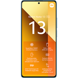 Xiaomi Redmi Note 13 5G 8 GB RAM 256 GB ocean teal