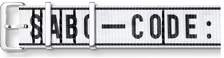 Thomas Sabo Textilband ZWA0319-276-25-20 mm - silber