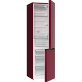 GORENJE Kühl-/Gefrierkombination NK89C0DR, 200 cm hoch, 60 cm breit rot